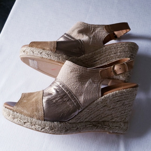 Anthropologie Maypol Colorblock Espadrille Wedges - Picture 5 of 8